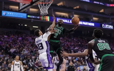 Celtics Triumph as Brown and White Secure Fourth-Quarter Victory Over Kings