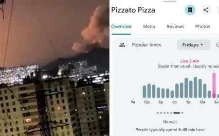 US Strikes Venezuela, Pentagon Area Sees Pizza Order Surge