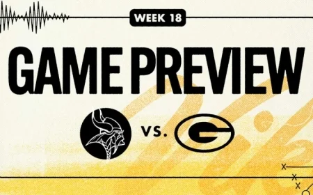 Vikings Face Packers: Week 18 Game Preview