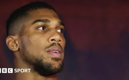 Anthony Joshua Shares First Update Since Car Crash
