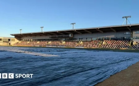 Icy Conditions Force Postponement of Newport vs Tranmere Match