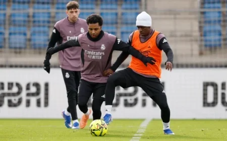 Final Training Session Ahead of Betis Match