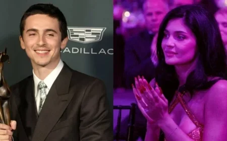 Kylie Jenner Supports Timothee Chalamet at 2026 Palm Springs Film Awards