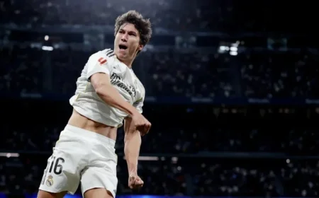 Gonzalo García Scores First LaLiga Goal, Ends Scoring Drought