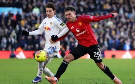 Leeds and Manchester United Battle to an Exciting 1-1 Draw