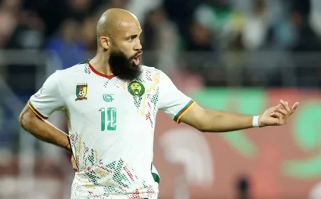 South Africa vs Cameroon: Follow the CAN Round of 16 Live