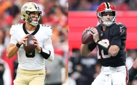 Saints vs. Falcons Decides NFC South Title After Buccaneers Defeat Panthers