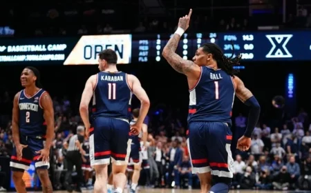 UConn Hosts Marquette for Blue Out Game Sunday