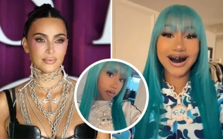 Kim Kardashian Gifts 106-Carat Diamond Skull Necklace to North West