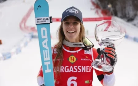 Rast Breaks Shiffrin’s Streak to Win Kranjska Gora Slalom