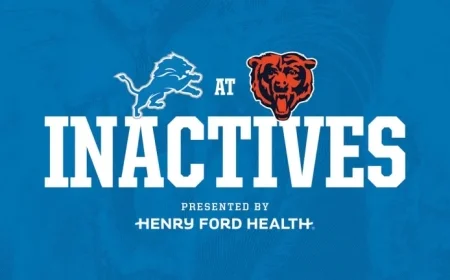Detroit Lions Tackle Chicago Bears in Key NFL Matchup