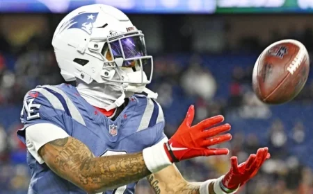 Broadcasters Mock Patriots’ Christian Gonzalez Post Dolphins’ Touchdown