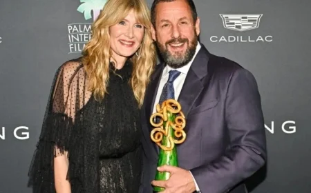 Adam Sandler Delivers Hilarious Speech at Palm Springs Awards