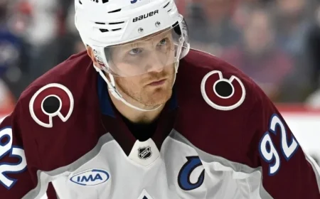 Gabe Landeskog Injured in Panthers Matchup