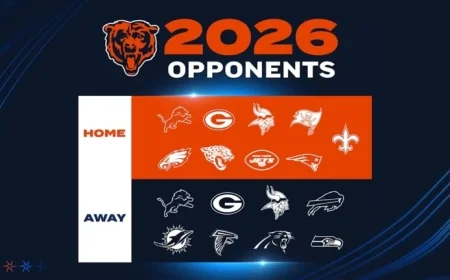 Bears Announce 2026 Opponents