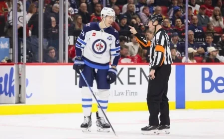 NHL Schedules Stanley’s Player Safety Hearing for Jets Game Actions
