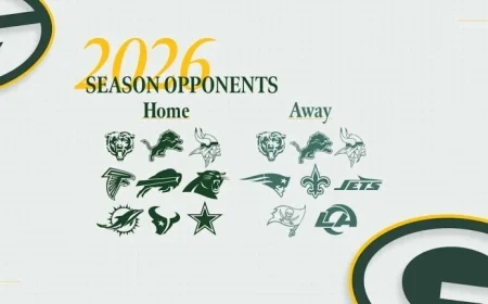Green Bay Packers Unveil 2026 Opponents Lineup