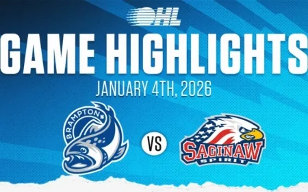 OHL Recap: Brampton Steelheads vs. Saginaw Spirit on Jan 4, 2026