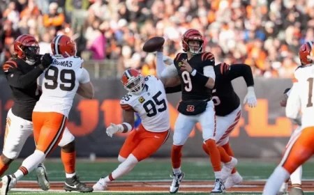 Myles Garrett Sacks Joe Burrow, Breaks Single-Season Record