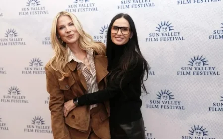 Demi Moore and Ali Larter Praise LANDMAN and Sun Valley
