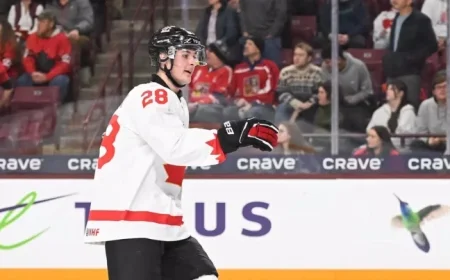 Canada’s Brady Martin Exits, Won’t Return Against Czechia