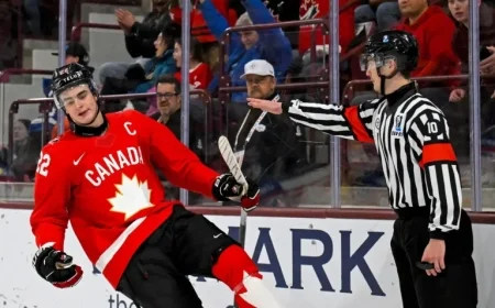 Porter Martone Faces World Junior Semifinals After Trolling Antics