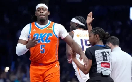 Thunder vs Suns Tonight: TV Channel, Time, and NBA Schedule