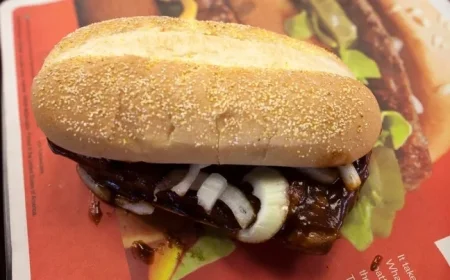 Lawsuit Accuses McDonald’s of Misleading Consumers Over McRib Ingredients