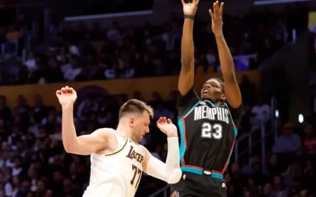 Grizzlies’ Cedric Coward Doubtful to Return Against Lakers Due to Injury