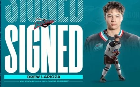 Rockets Secure 2024 WHL U.S. Draft Pick Drew Larioza