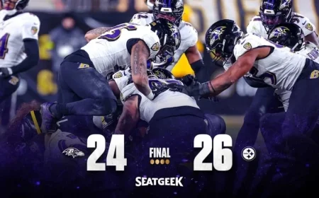 Ravens End Season in Devastating Loss to Steelers