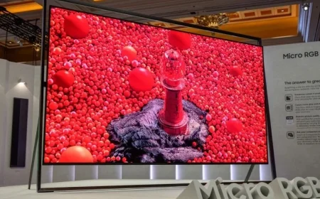 Samsung Launches Supersized, AI-Enhanced Color-Rich TVs