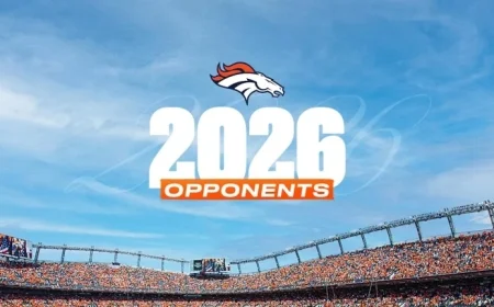 Broncos Reveal 2026 Season Opponents