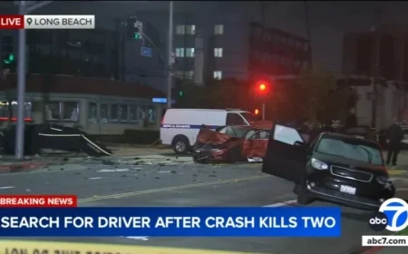 Long Beach Hit-and-Run: Search Intensifies for Driver After 2 Killed