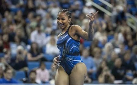 UCLA Gymnastics Triumphs in Best of the West Quad with 196.975 Score