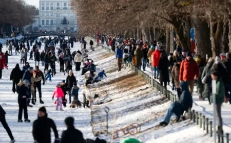 Severe Cold Snap Hits Southern Germany with Temperatures Dropping to -20°C