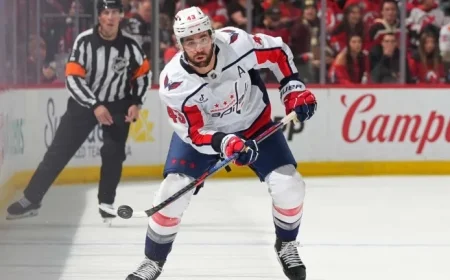 Capitals’ Wilson Sidelined Against Ducks, Day-to-Day Status Reported