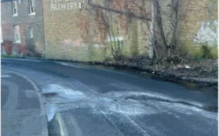 Water Company Faces Criticism for Delayed Response to Icy Leak