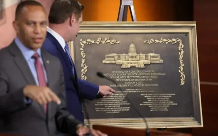Jan. 6 Capitol Law Enforcement Plaque Missing After Dedication