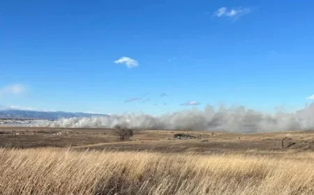 Fire Erupts, Sends Smoke Over Northwest Denver Near Broomfield-Boulder Line