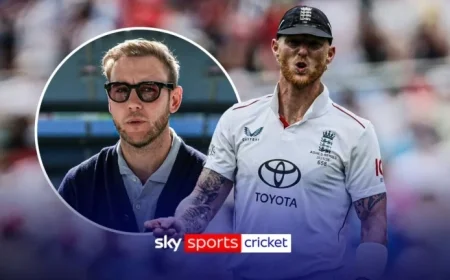 Stuart Broad Supports Stokes, McCullum in England Ashes Roles