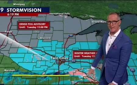 Minnesota Weather: Overnight Freezing Rain and Fog May Create Slick Roads