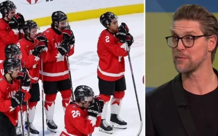 Jonas Andersson Cheers for Canada in Unprecedented Move at Ice Hockey Event