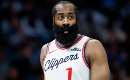 James Harden Misses Clippers vs. Warriors Game with Shoulder Stiffness