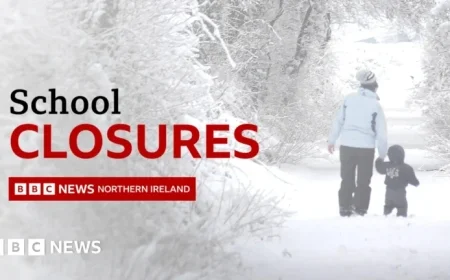 Northern Ireland Schools Closed Tuesday January 6