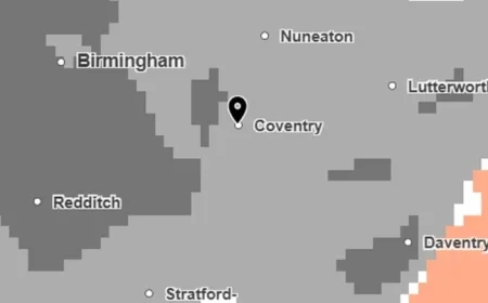 Blizzard Forecast: Snow Map Reveals Timing for Coventry and Warwickshire