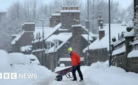 Amber Alert Issued as Scotland Extends Snow Warning