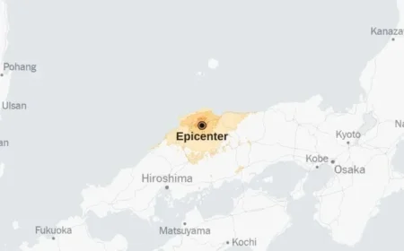 5.7-Magnitude Earthquake Strikes Japan: Impact Map Released