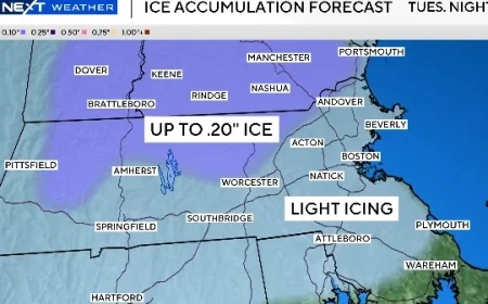 Storm Systems to Hit Massachusetts This Week with Snow, Ice, and Rain