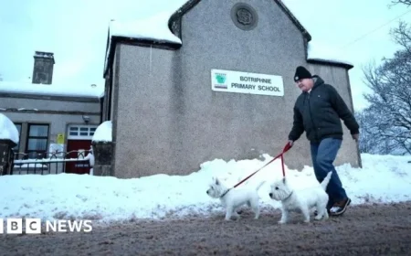 Snow Alert Issued as Amber Warning Extends Across Northern Scotland